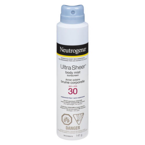 Neutrogena - Sunscreen - Ultra Sheer Spray SPF30