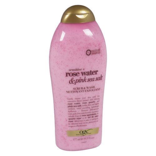 OGX - Rose Water & Pink Sea Salt Scrub