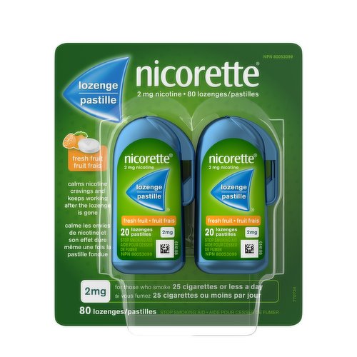 Nicorette - Lozenges, Fresh Fruit 2mg