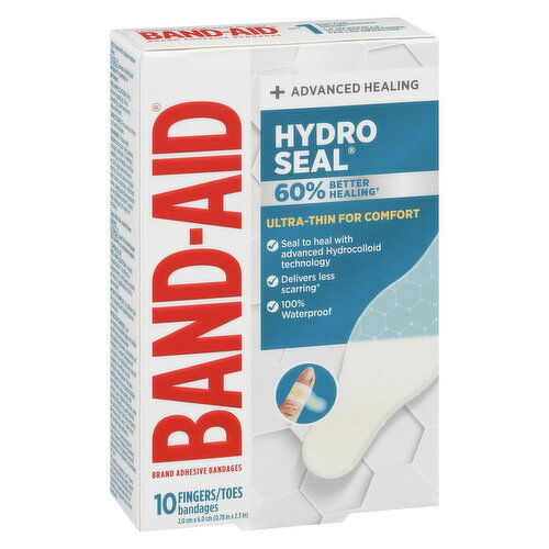 BAND-AID - Hydroseal Ultra-Thin for Fingers & Toes Bandages