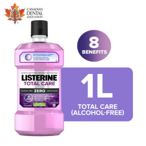 Listerine - Total Care Zero Mouthwash, Mild Mint