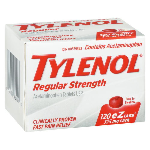 TYLENOL - EzTabs - Regular Strength 325mg