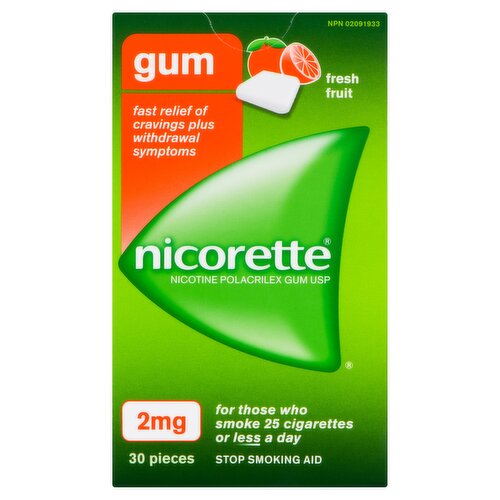 Nicorette - NICORETTE Fruit Gum 2mg