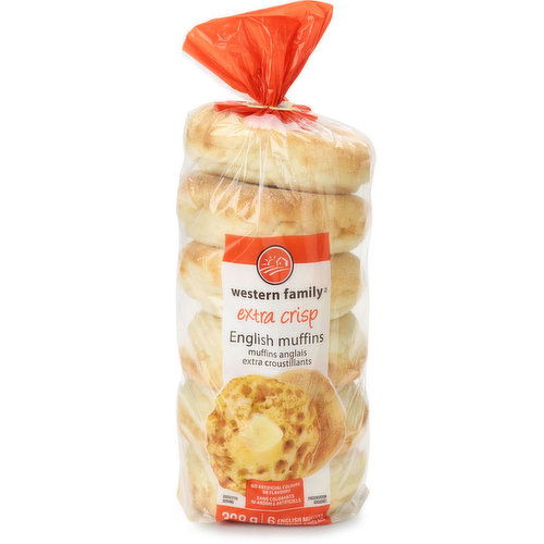 Western Family - English Muffins - Extra Crispy