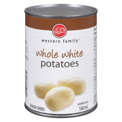 Western Family - Whole White Potatoes