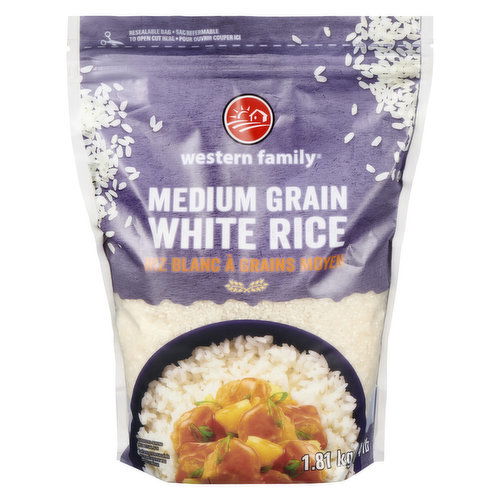 Western Family - Rice Medium Grain - White