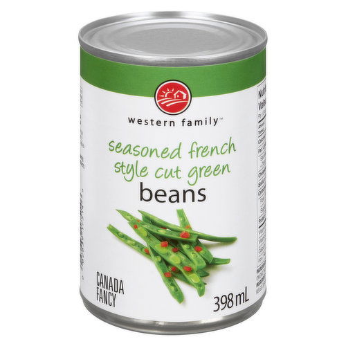 Western Family - Green Beans Seasoned French Style Cut