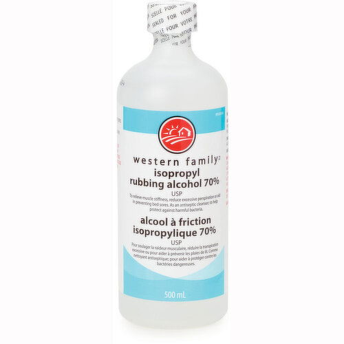 Western Family - Isopropyl Rubbing Alcohol 70% U.S.P