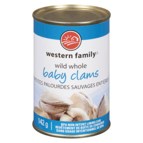 Western Family - Wild Whole Baby Clams