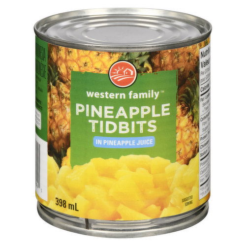 Western Family - Pineapple Tidbits in Pineapple Juice