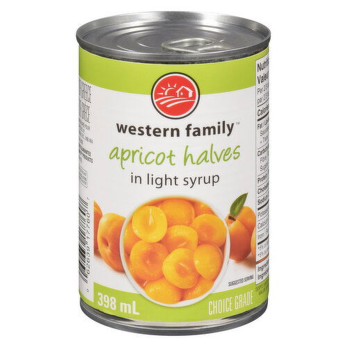 Western Family - Apricot Halves In Light Syrup