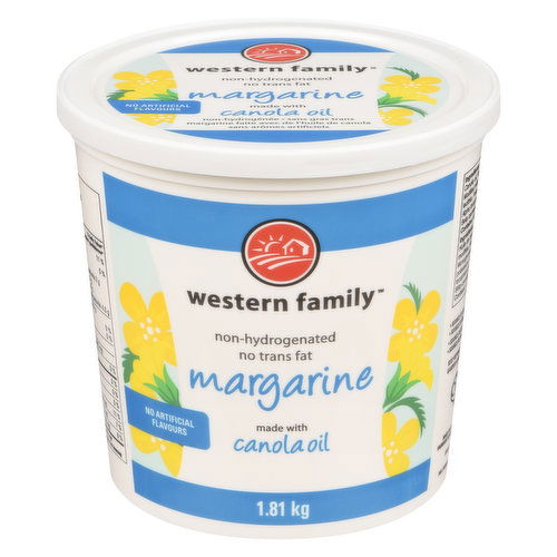 Western Family - Margarine - Non Hydrogenated with Canola Oil