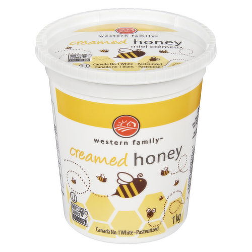 Western Family - Creamed Pasteurized Honey