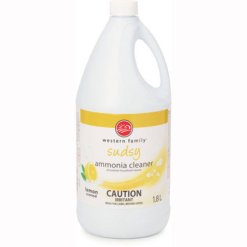 Western Family - Sudsy Ammonia - Lemon Scented