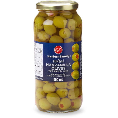 Western Family - Stuffed Manzanilla Olives with Pimento Paste