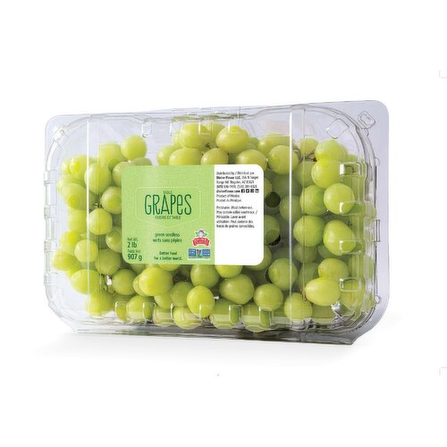 Grapes - Green Autumn Crisp, Seedless, 2lb