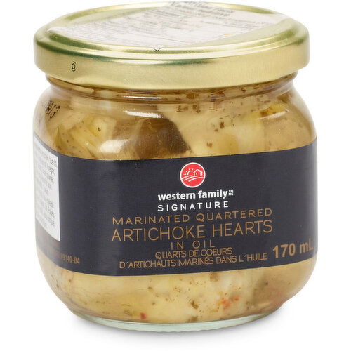 Western Family - Signature Marinated Quartered Artichoke Hearts - in Oil