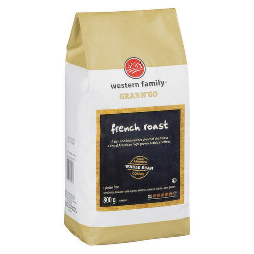 Western Family - Whole Bean Coffee, French Roast