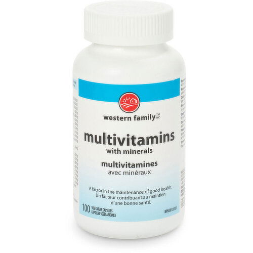 Western Family - Multivitamins with Minerals Capsules