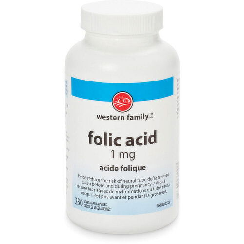 Western Family - Folic Acid 1mg