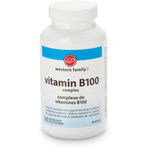 Western Family - VITAMIN B100 COMPLEX CAPSULE