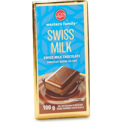 Western Family - Swiss Milk Chocolate Bar