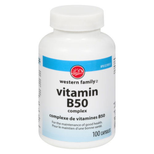 Western Family - Vitamin B50 Complex