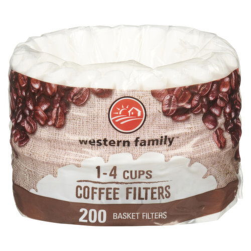 Western Family - Basket Coffee Filters 1-4 Cups