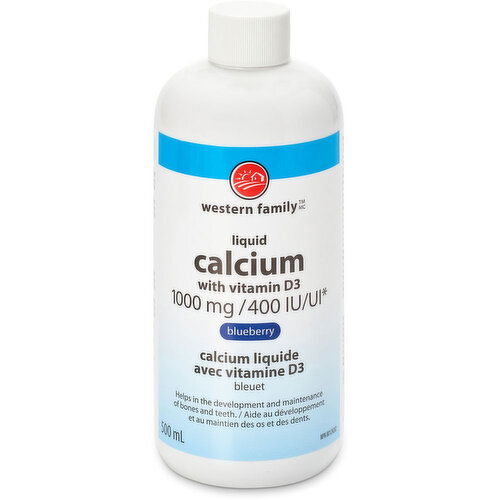 Western Family - WF Liquid Calcium Blueberry