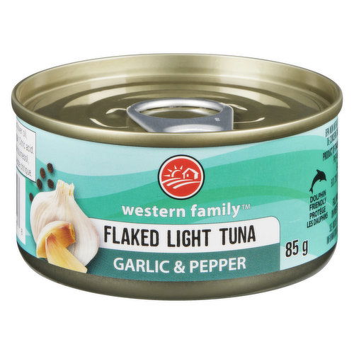 Western Family - Flaked Light Tuna Garlic & Pepper