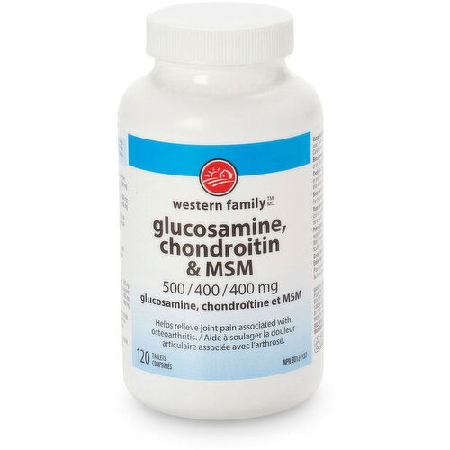 Western Family - Glucosamine Chondroitin & MSM 1300mg