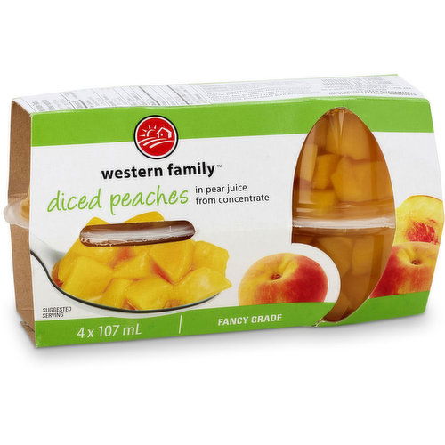 Western Family - Diced Peaches - In Pear Juice