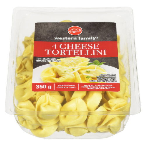 Western Family - Four Cheese Tortellini, Pasta, Fresh