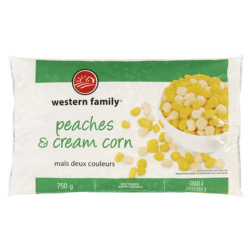 Western Family - Frozen Vegetables - Peaches & Cream Corn