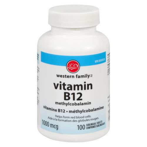 Western Family - Vitamin B12 1000mg