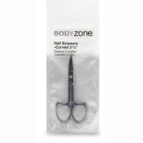 Body Zone - Nail Scissors - Curved 3 1/2