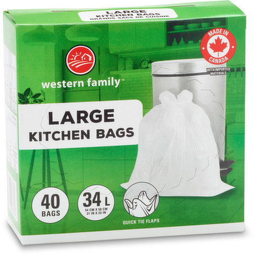 Western Family - Kitchen Bags Large