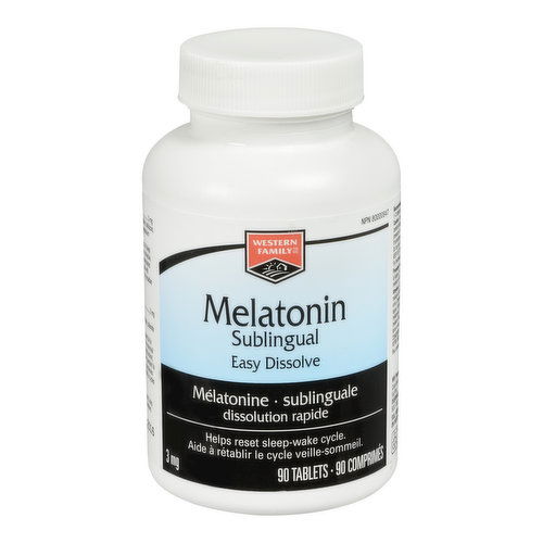 Western Family - Melatonin Sublingual