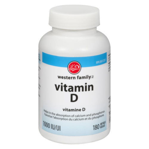 Western Family - Vitamin D 1000IU