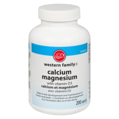 Western Family - Calcium Magnesium with Vitamin D3