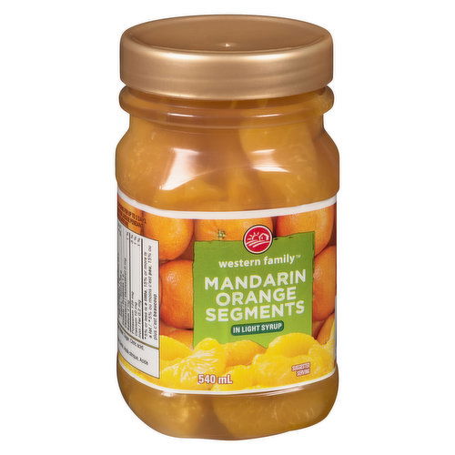 Western Family - Mandarin Oranges in Light Syrup