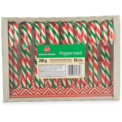 Western Family - Peppermint Candy Canes