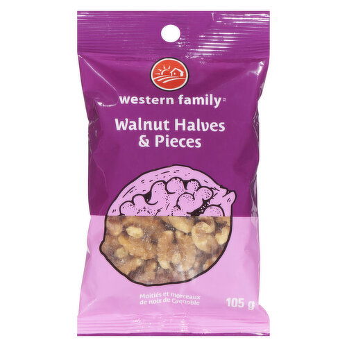 Western Family - Walnuts Halves & Pieces Combo