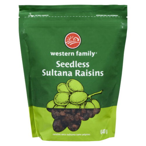 Western Family - Seedless Sultana Raisins