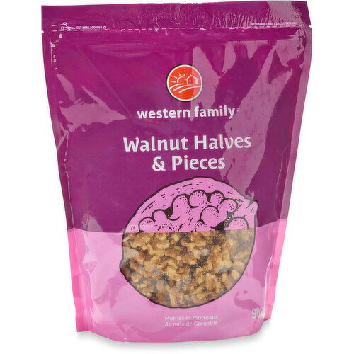 Western Family - Walnuts Halves & Pieces Combo