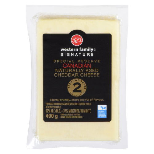 Western Family - Special Reserve Canadian Naturally Aged Cheddar Cheese - Aged 2 Years