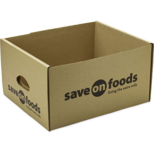 Save On Foods - Tote Cardboard Box