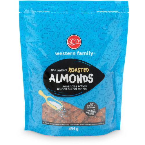 Western Family - Sea Salted Roasted Almonds