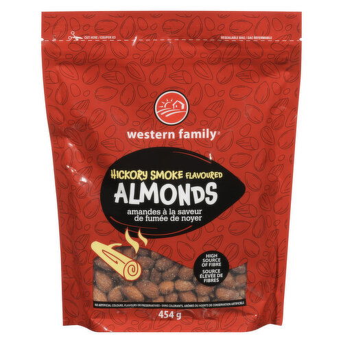 Western Family - Hickory Smoke Flavoured Almonds