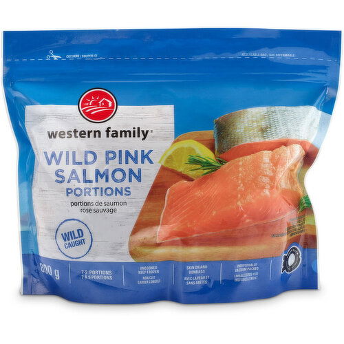 Western Family - Wild Pink Salmon, 7-9 Portions